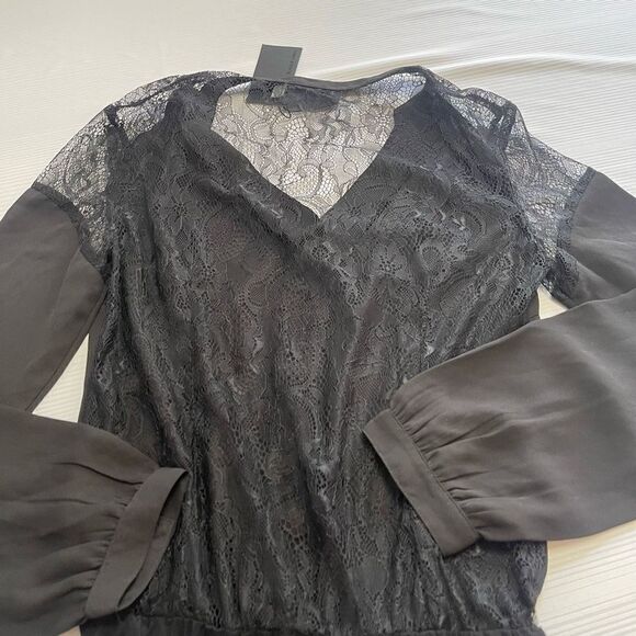 NWT BLAQUE LABEL Black Lacey Bodysuit Size XS NEW - Picture 12 of 12